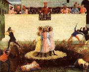 Fra Angelico The Attempted artyrdom of ss cosmas and damian oil on canvas